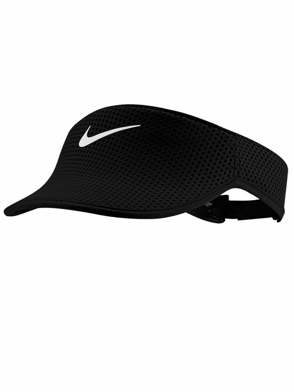 Nike Aerobill Running Dri-Fit Adjustable Black Visor Hat